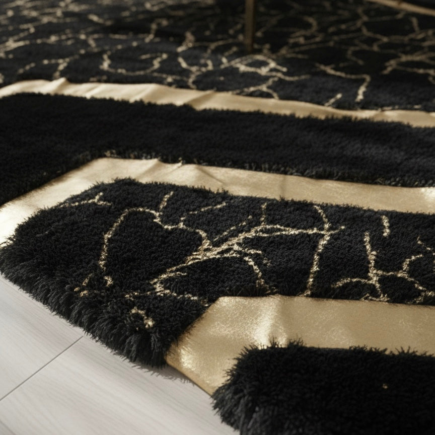 SuperSoft Fur with Gold Rug