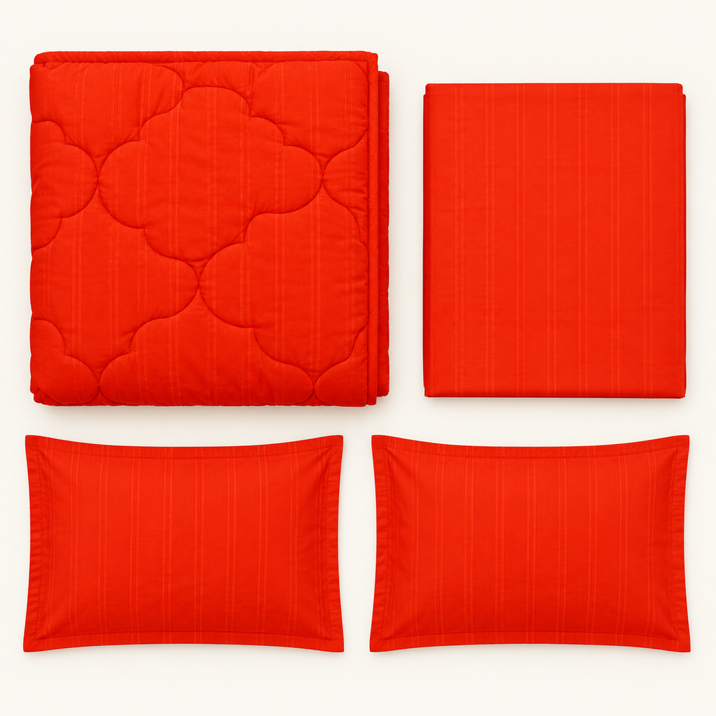 Scarlet Clover 4-Piece Comforter Set