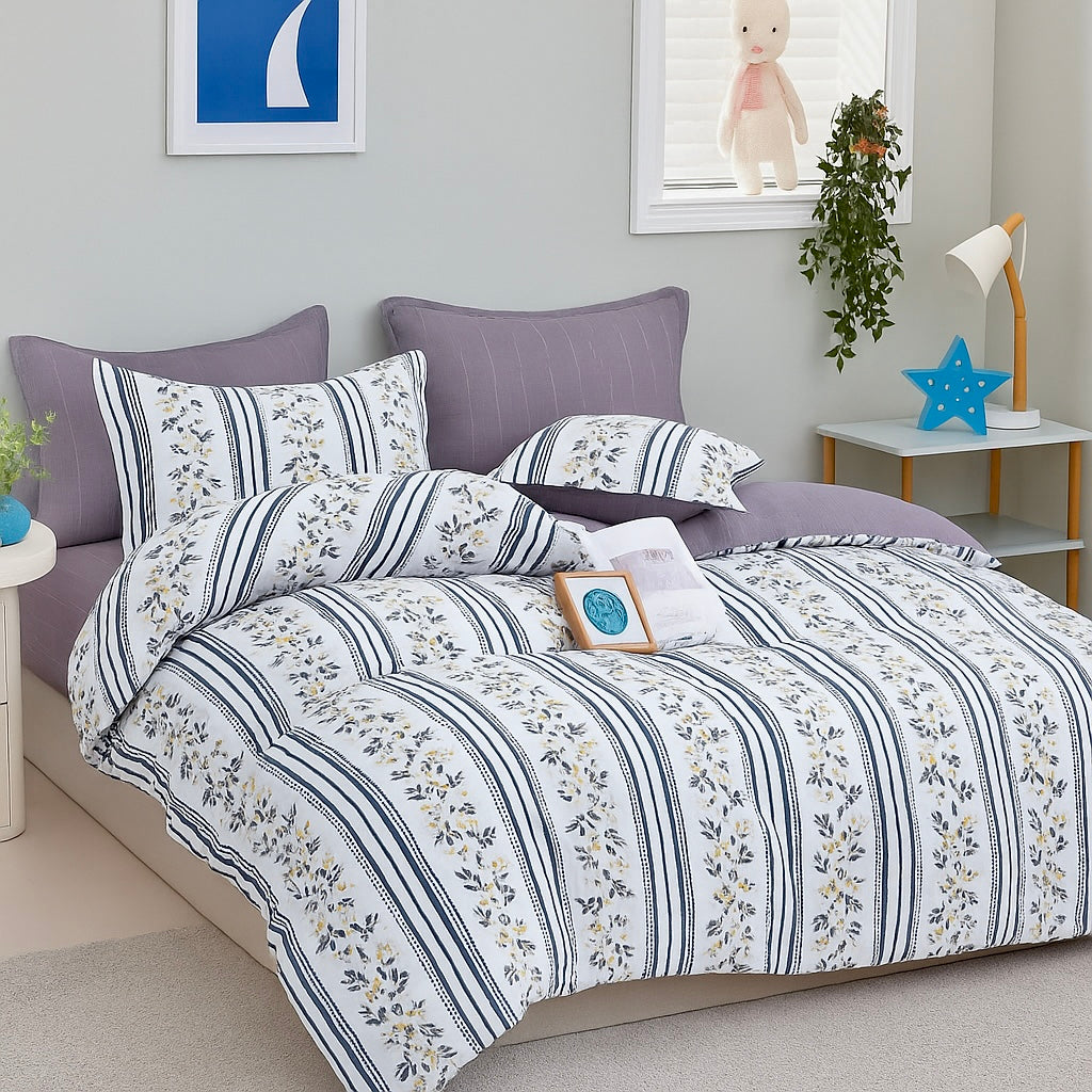 Cloudy Quilt Cover Set - 6Pcs