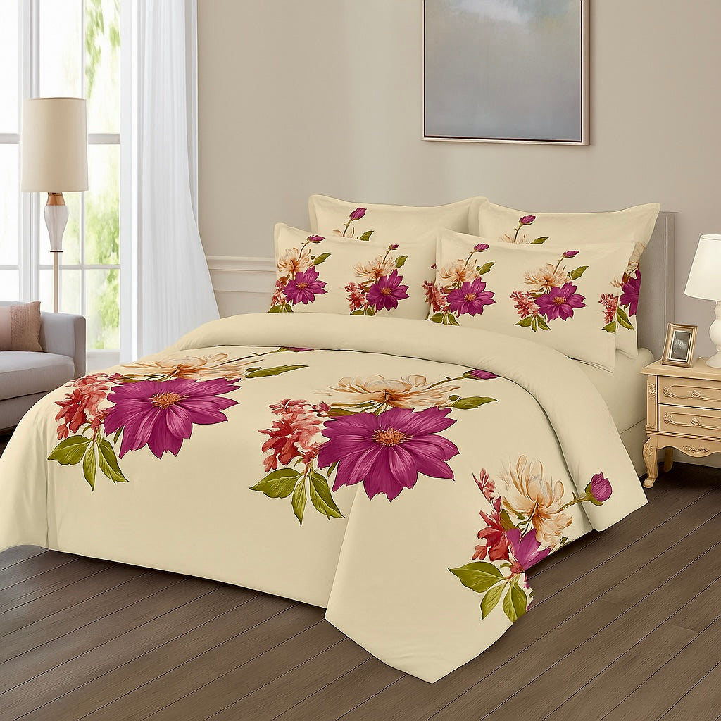Bamboo Double Bed Sheet-3Pcs