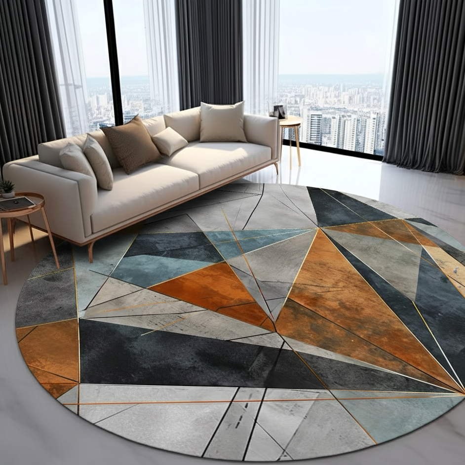 Modern Round Rugs MD-215