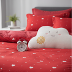 Red Hearts - Quilt Cover Sets - 6Pcs