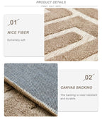 3D Soft Jacquard Rug