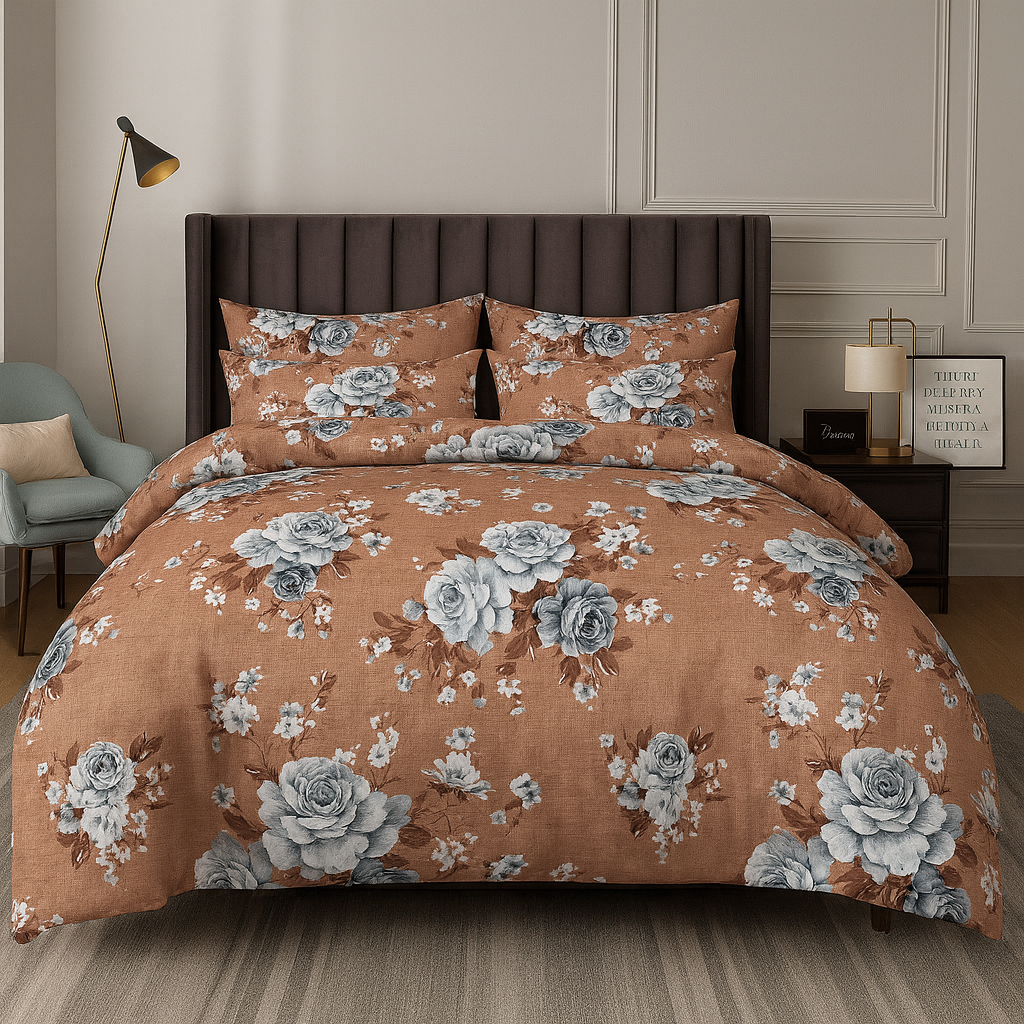 Rosewood - Bedsheet With 4 Pillowcase