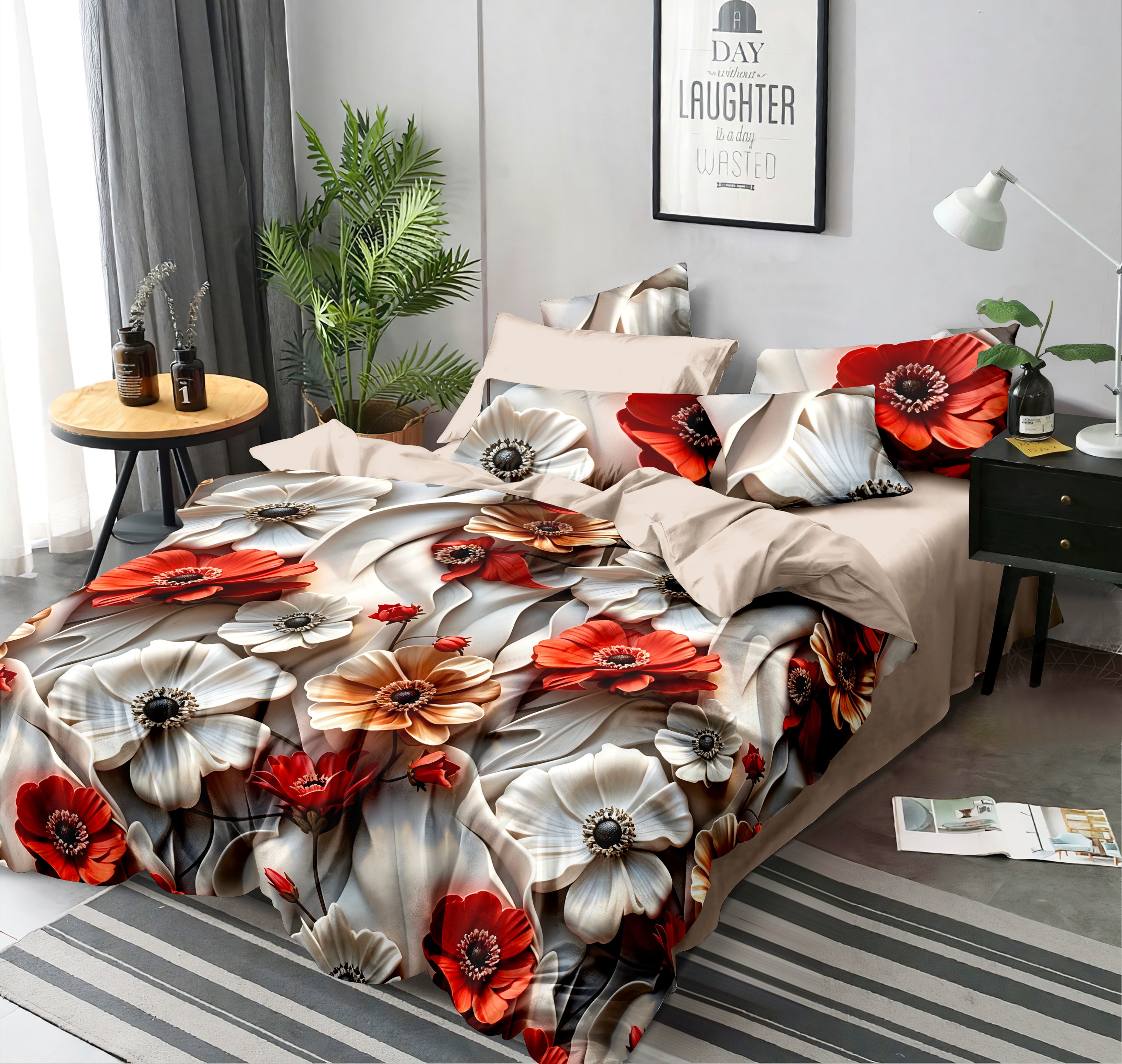 Ultra HD Digital Printed Bedsheets - 001
