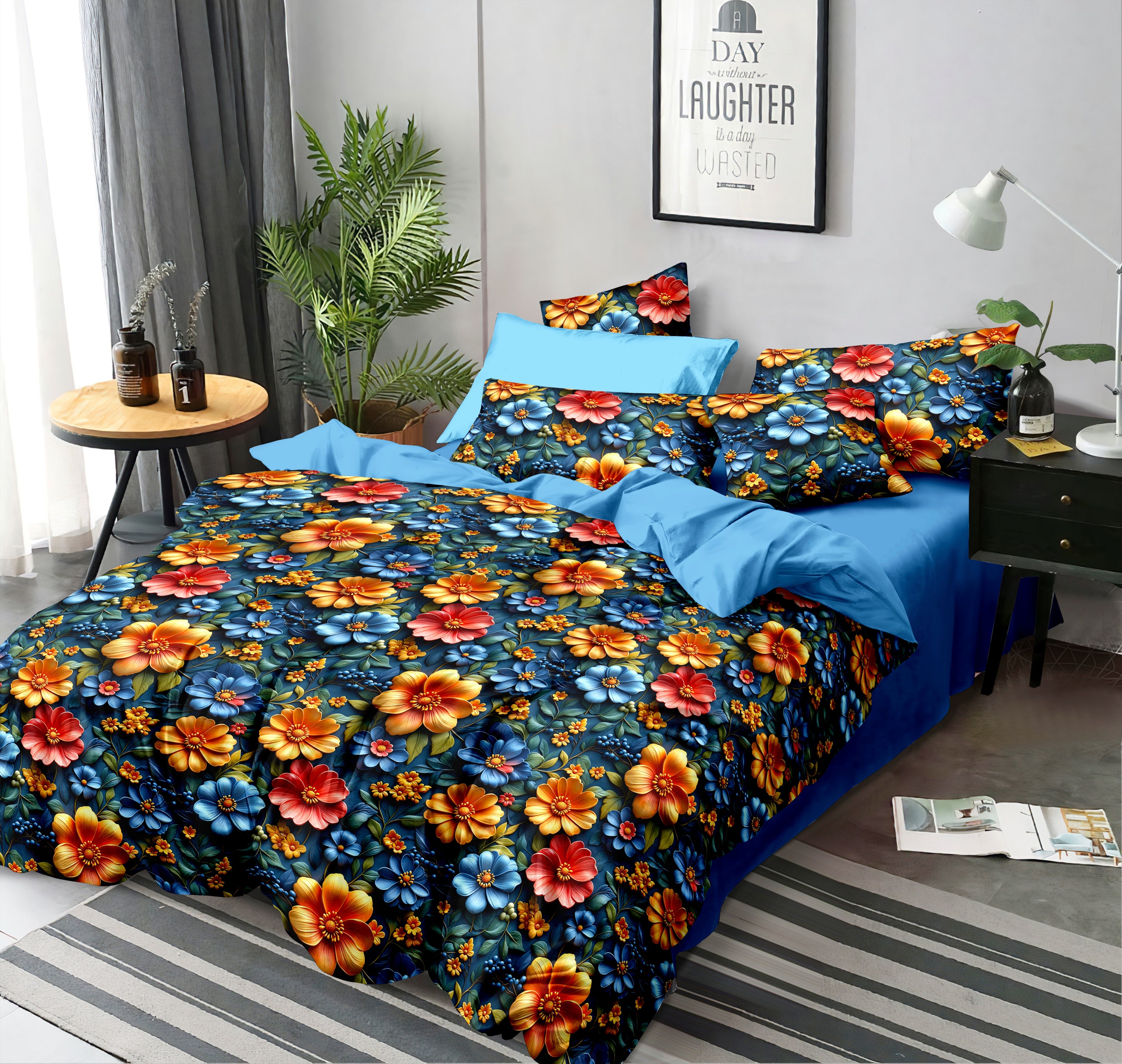 Ultra HD Digital Printed Bedsheets - 005
