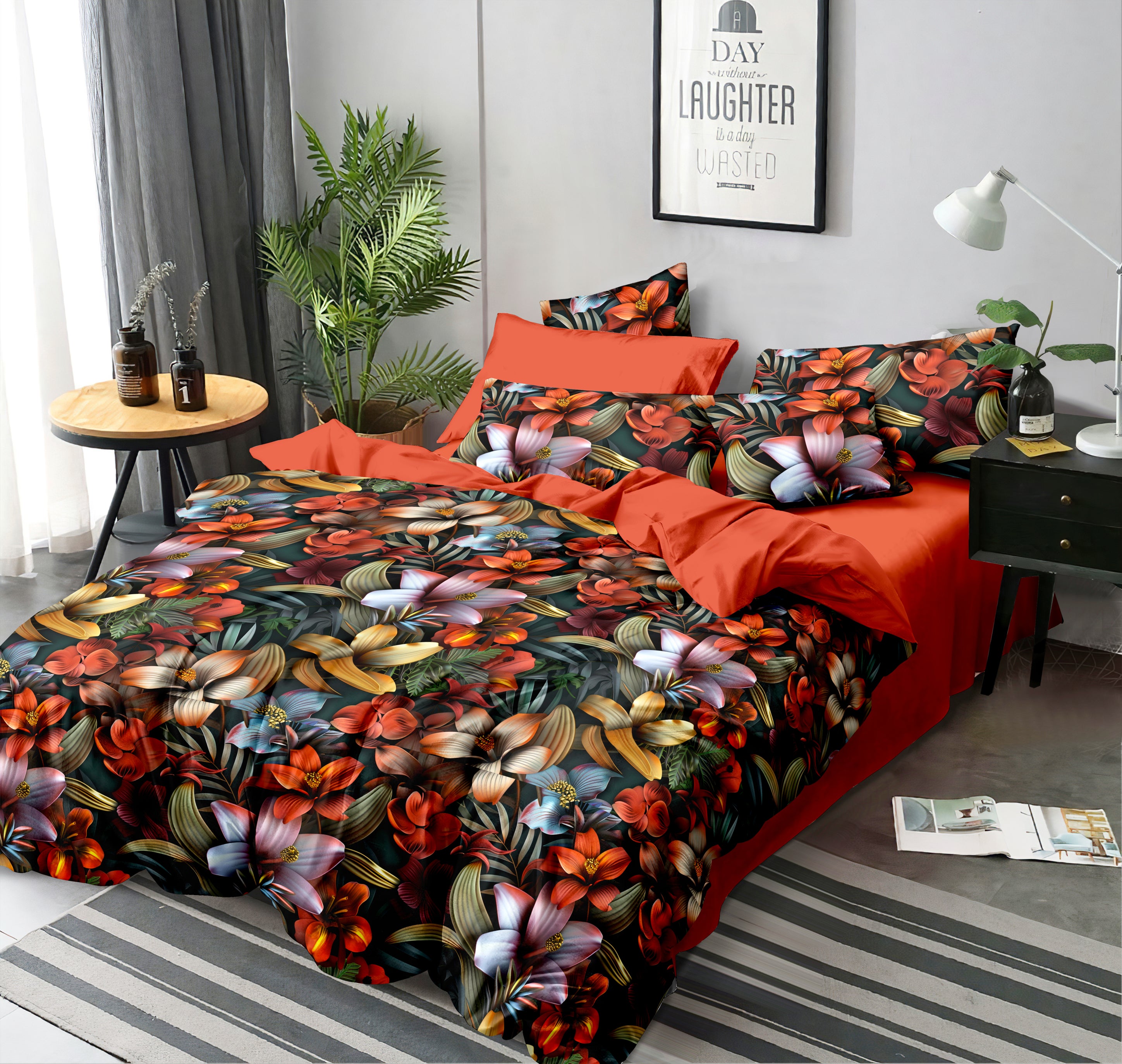 Ultra HD Digital Printed Bedsheets - 016