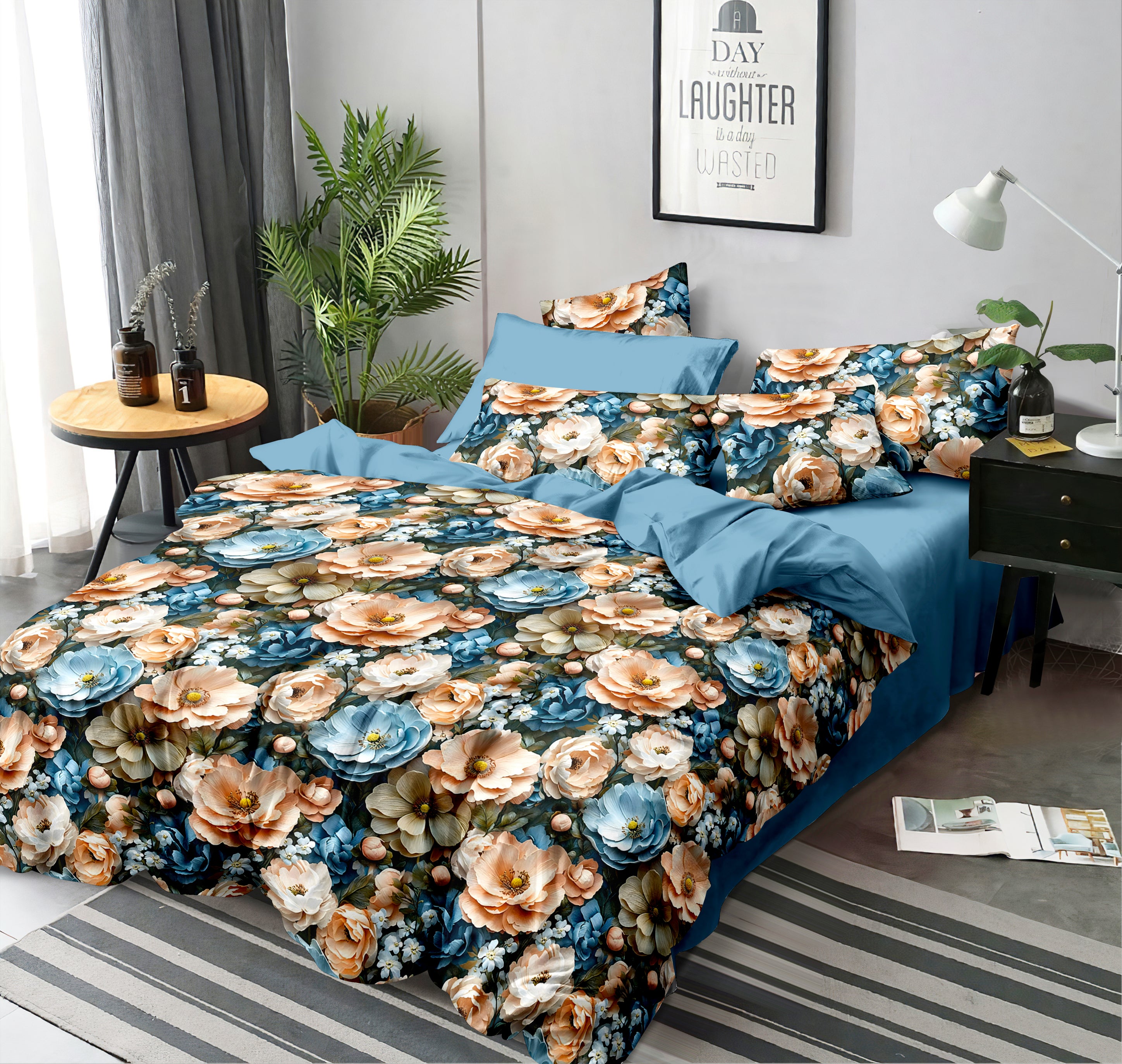Ultra HD Digital Printed Bedsheets - 017