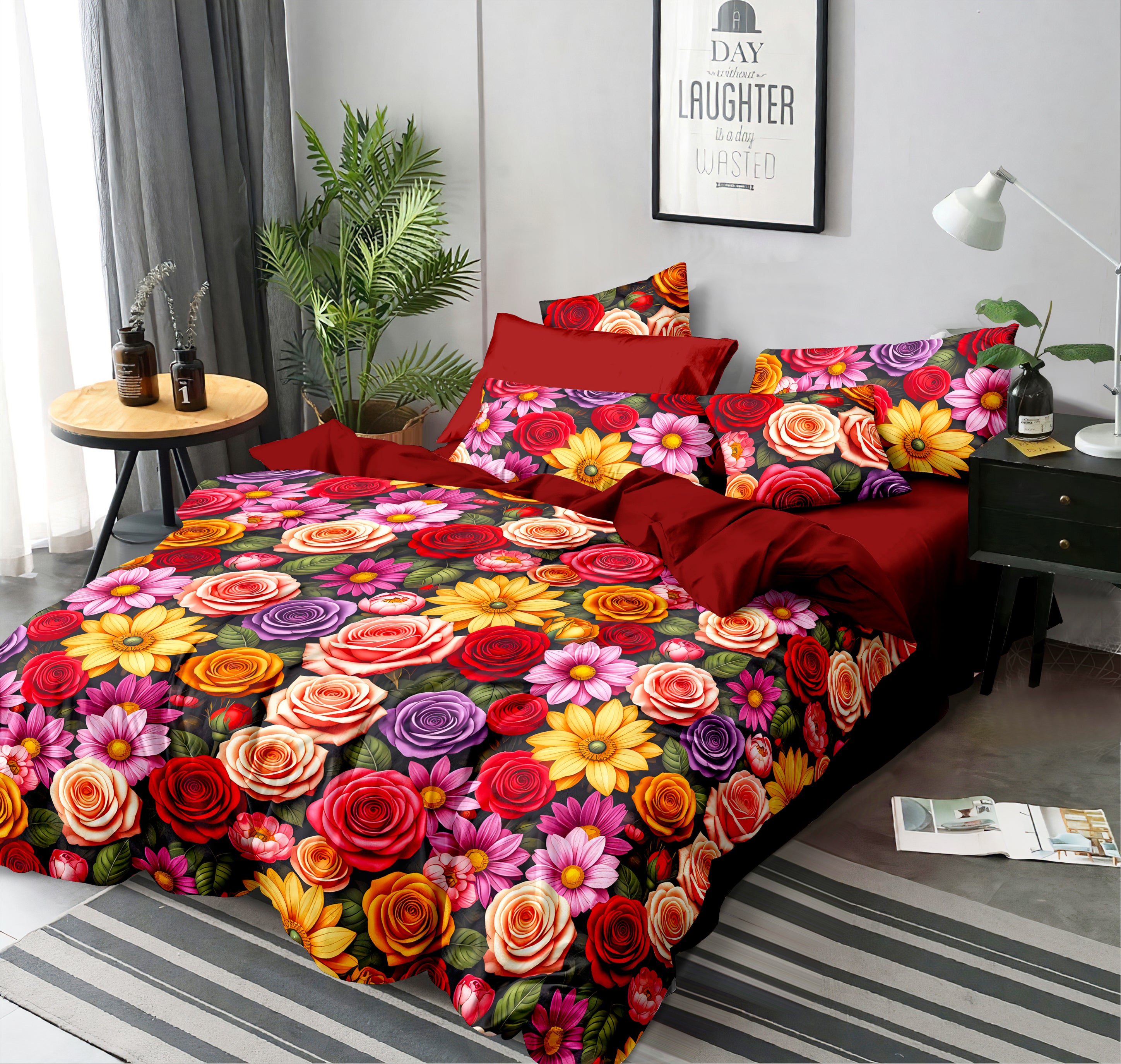 Ultra HD Digital Printed Bedsheets - 009
