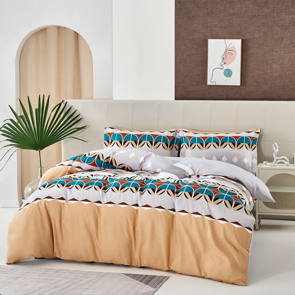 Bamboo Double Bed Sheet-3Pcs
