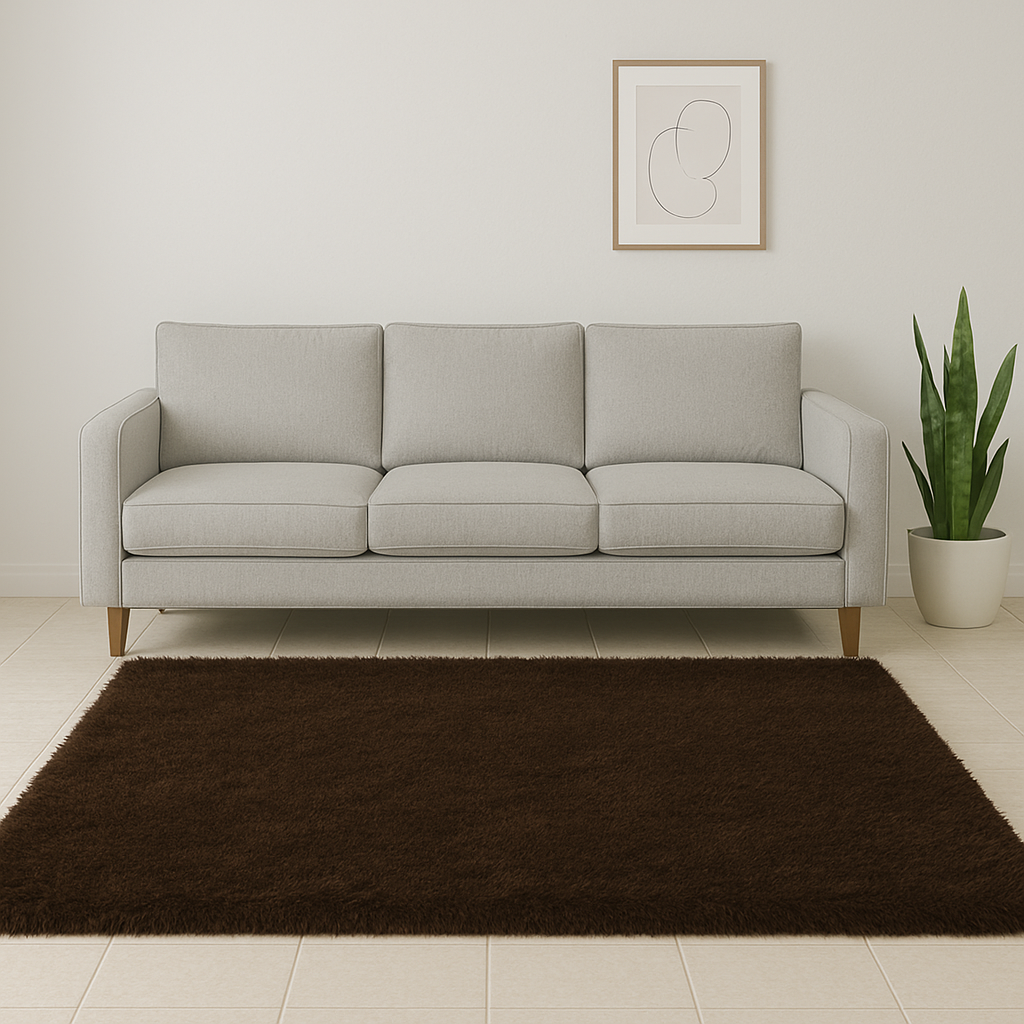 Shaggy Rug-Brown|5*7ft