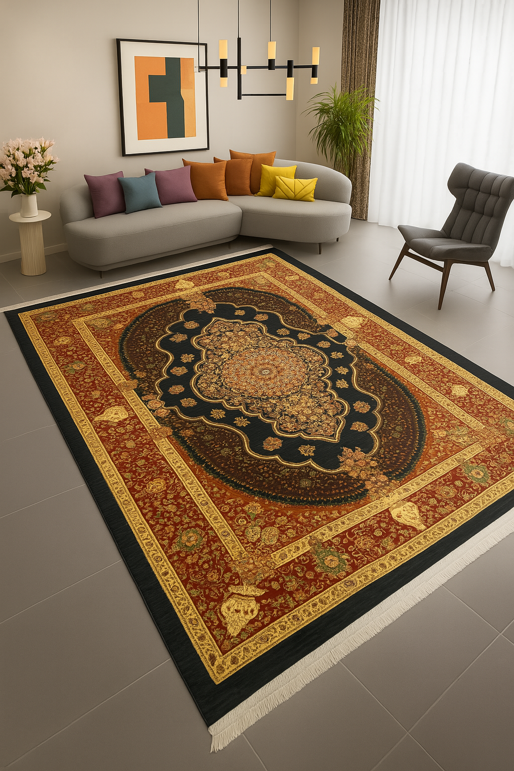Luxury Velvet Centerpiece(Rug)