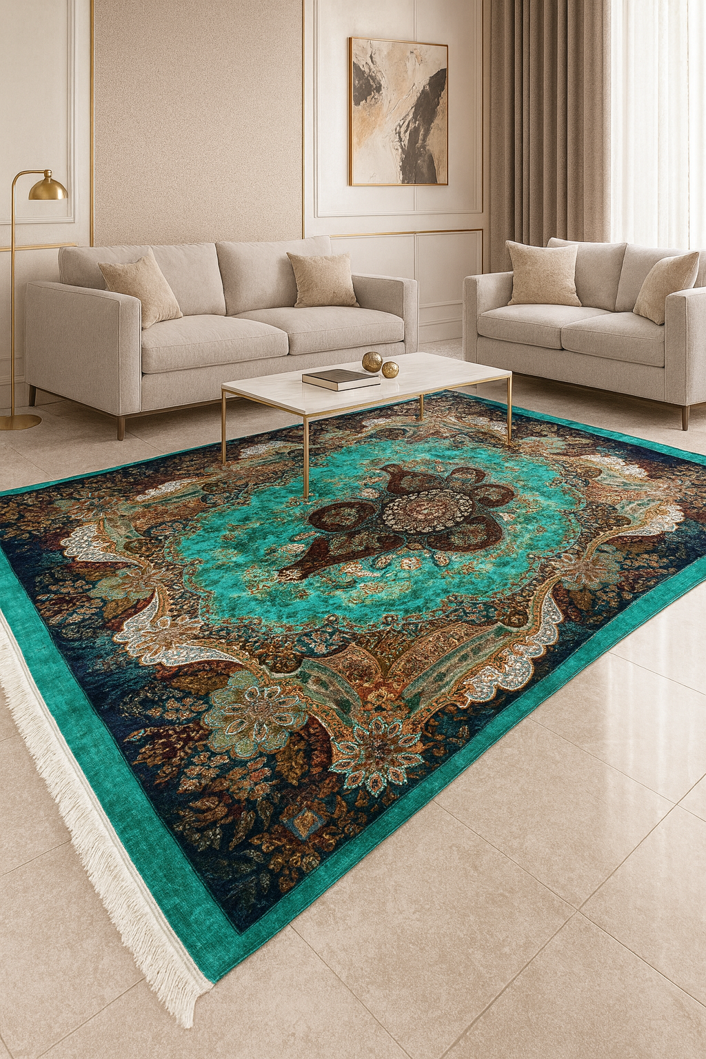 Luxury Velvet Centerpiece(Rug)