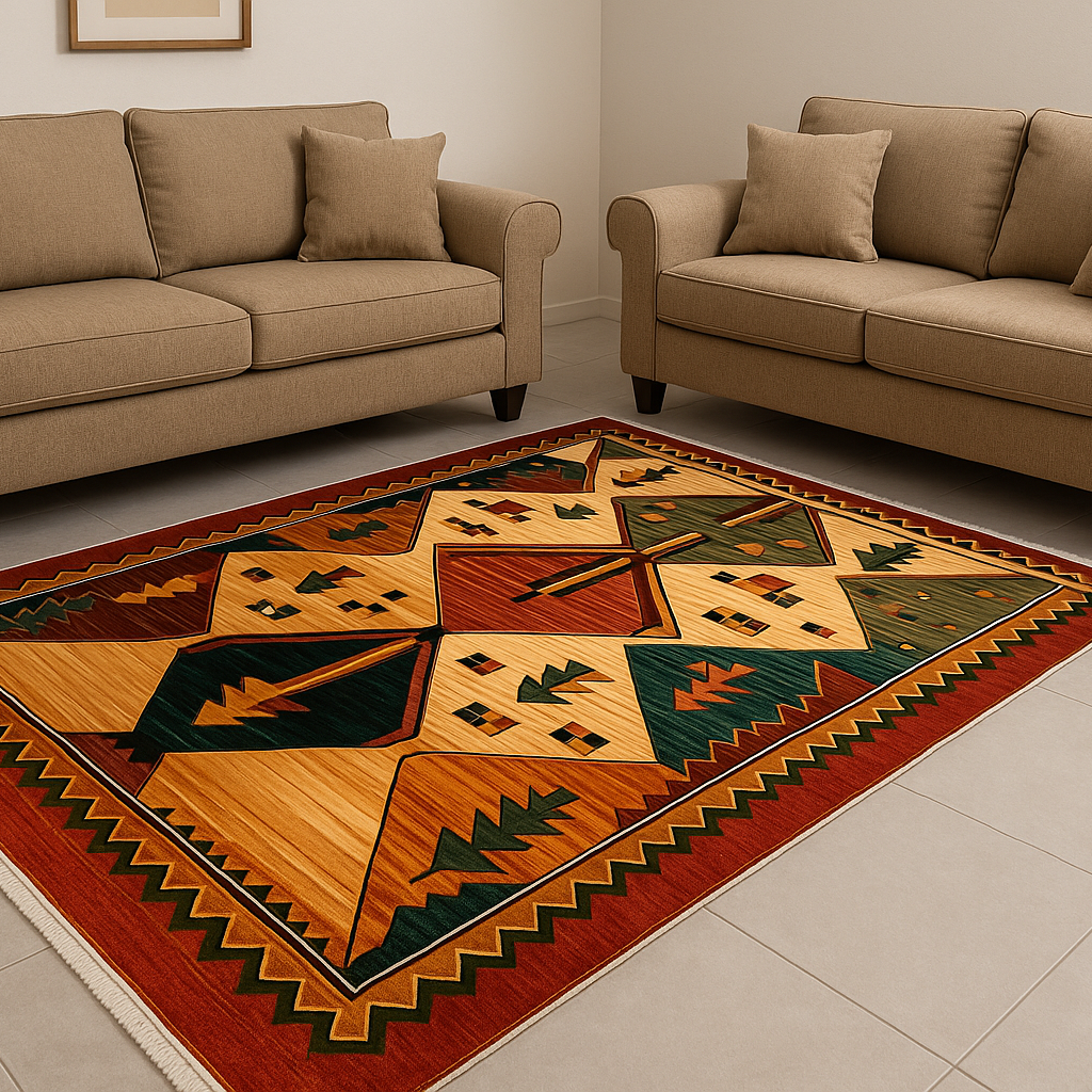 Velvet Rag Rug Luxury Velvet Rugs LV - 304 – arabian homestyle