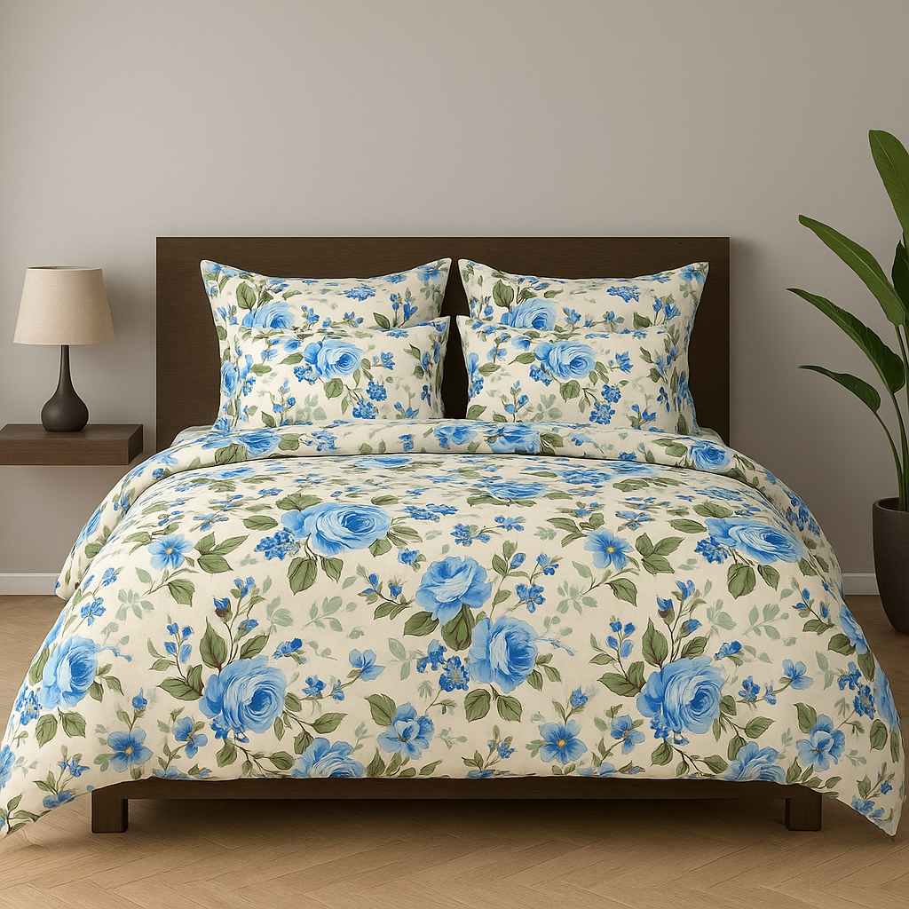 Floral Harmony - Quilt Cover Sets - 6Pcs
