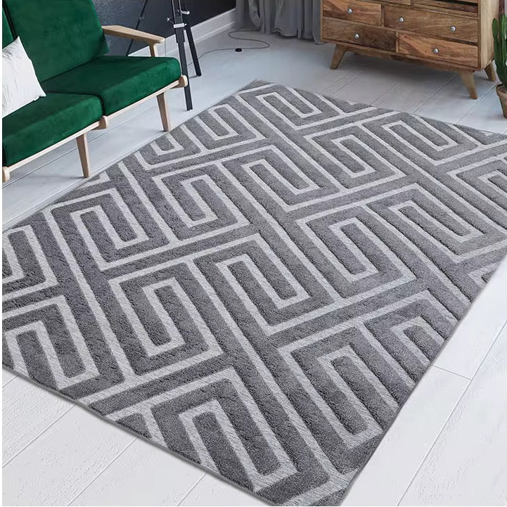 3D Soft Jacquard Rug