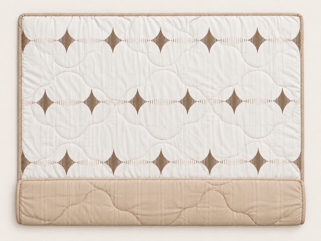 Mocha Orbit 4-Piece Reversible Comforter Set