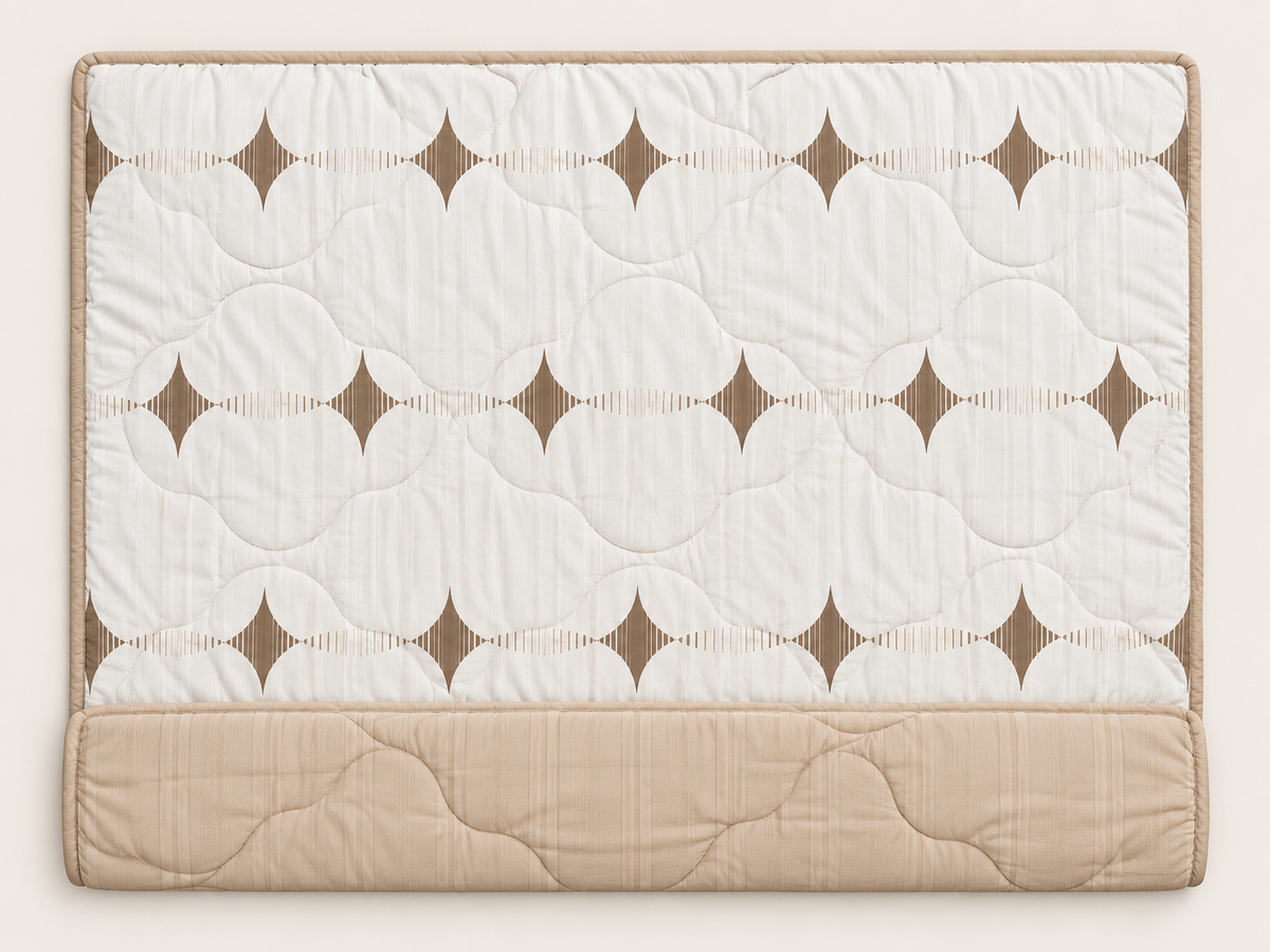 Mocha Orbit 4-Piece Reversible Comforter Set