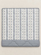 Blue Heritage 4-Piece Reversible Comforter Set
