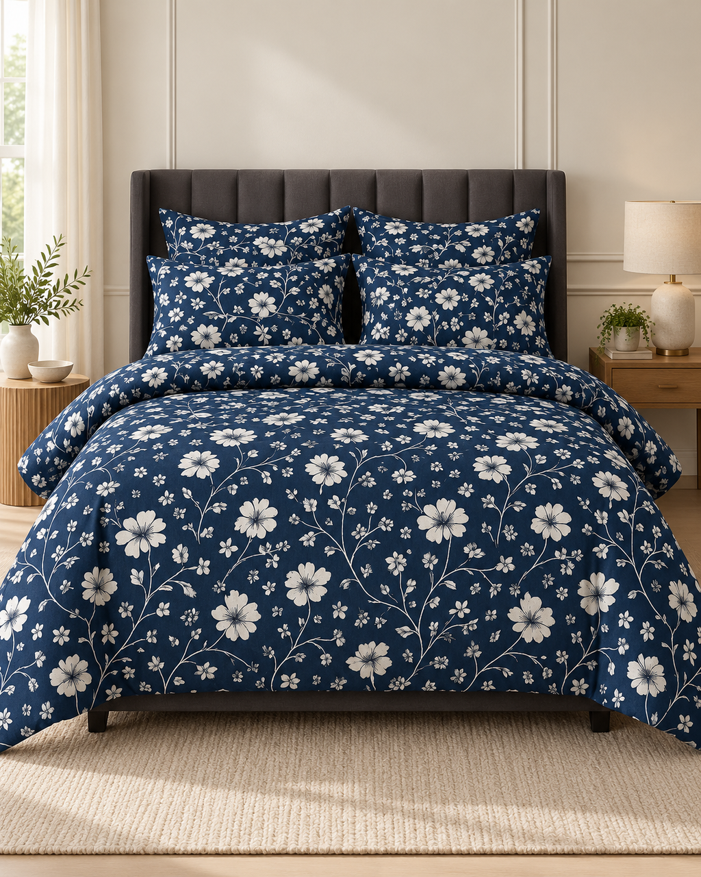 Midnight Bloom 6-Piece Comforter Set