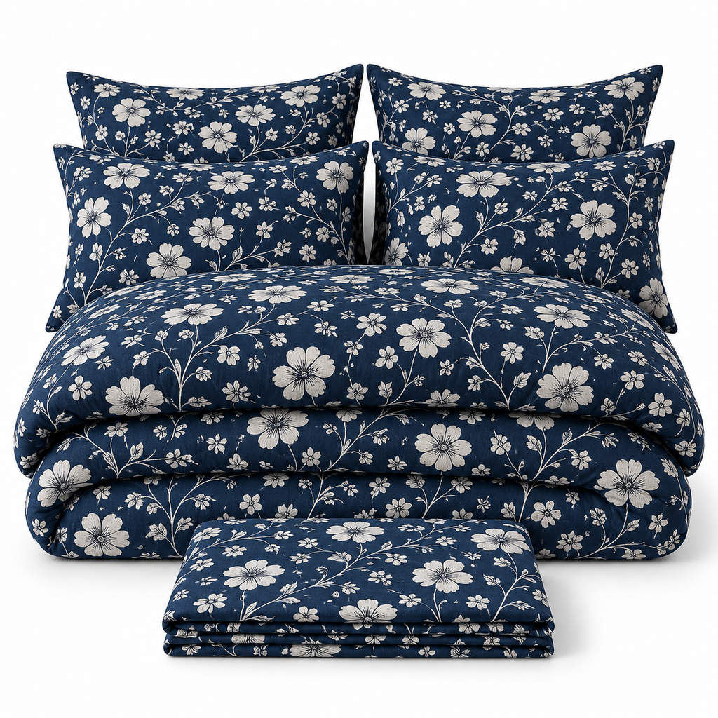 Midnight Bloom 6-Piece Comforter Set