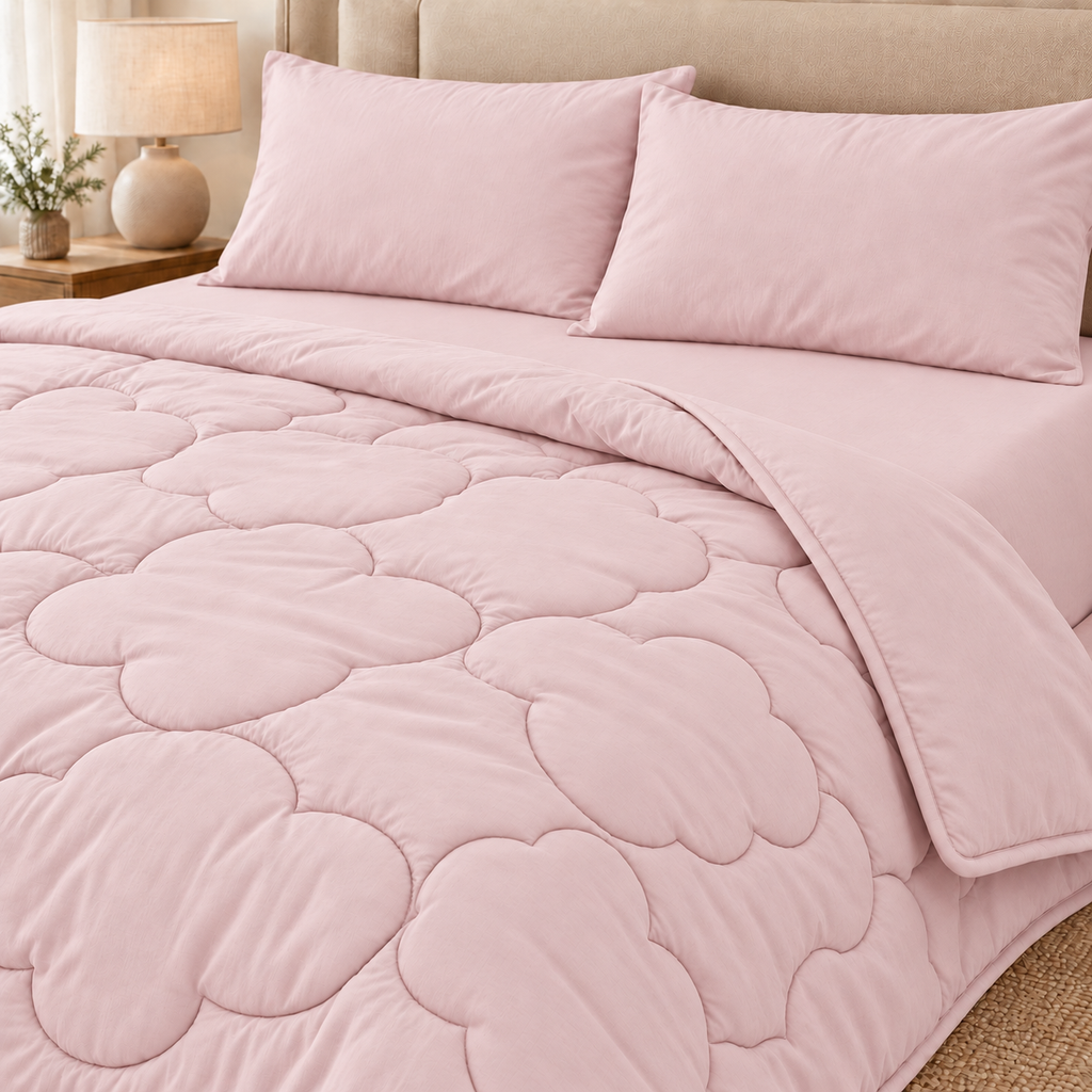 Blush Clover 4-Piece Comforter Set