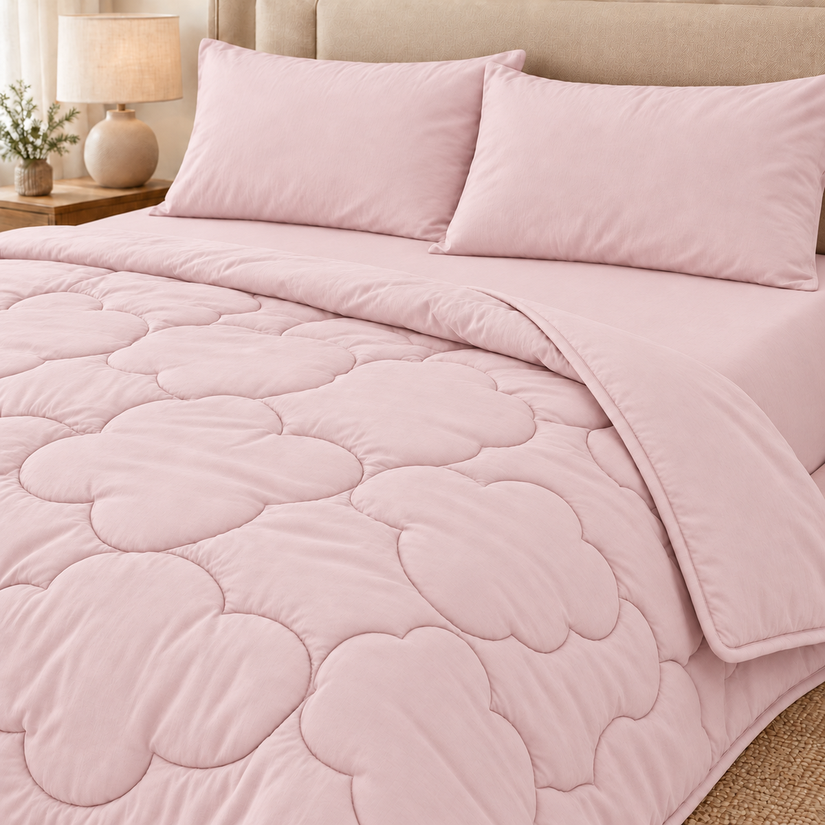 Blush Clover 4-Piece Comforter Set
