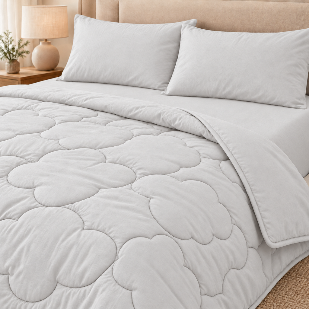 Snow Clover 4-Piece Comforter Set