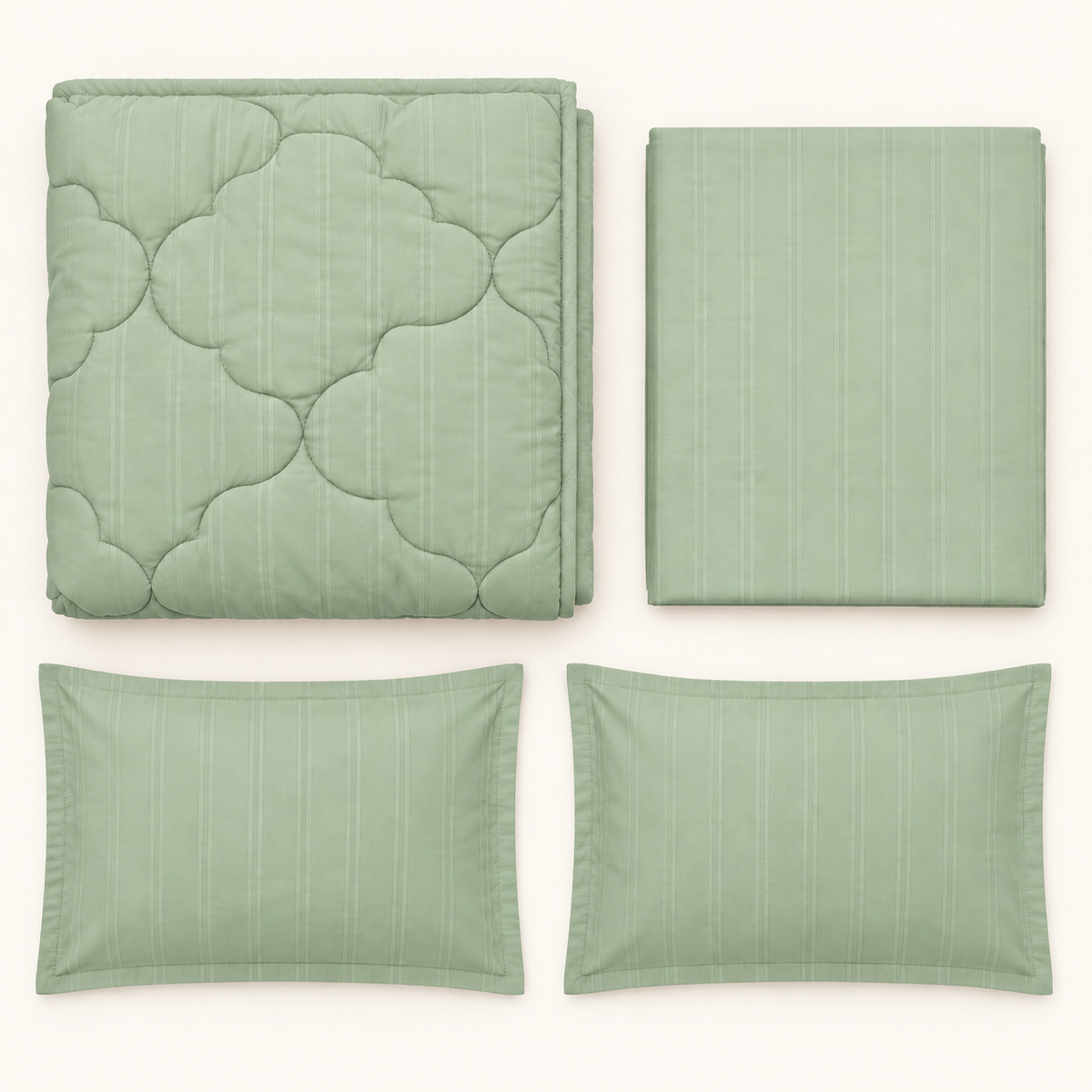 Sage Clover 4-Piece Comforter Set