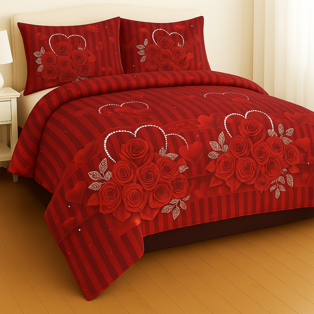 Bamboo Double Bed Sheet-3Pcs