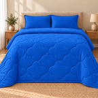 Cobalt Clover 4-Piece Comforter Set