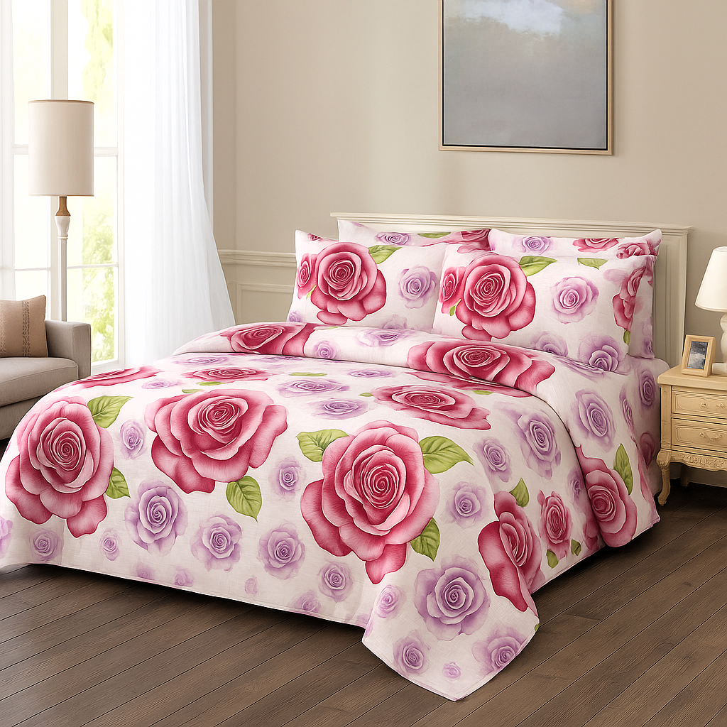 6-Piece Summer Comforter Set – Ultra-Light 100 GSM Filling