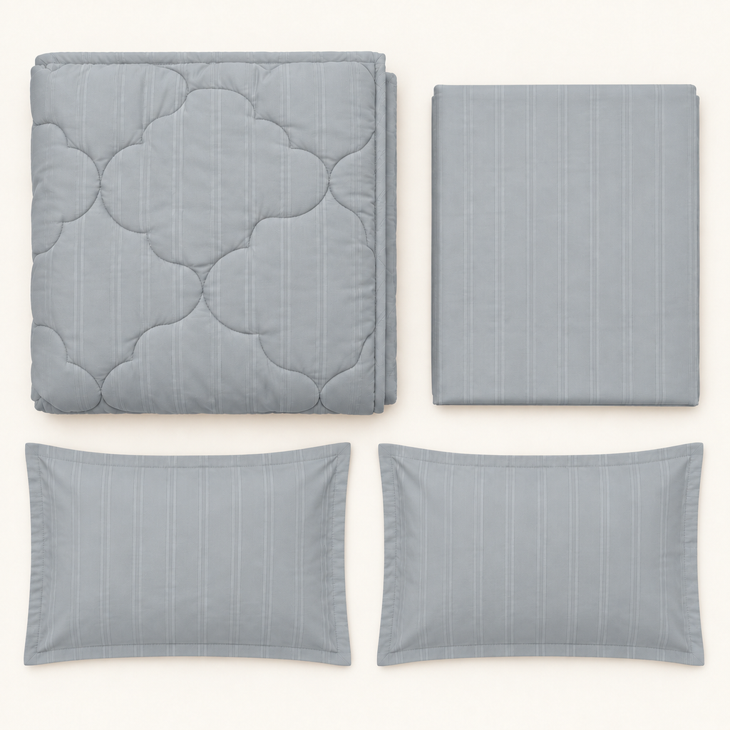 Misty Cloud 4-Piece Comforter Set