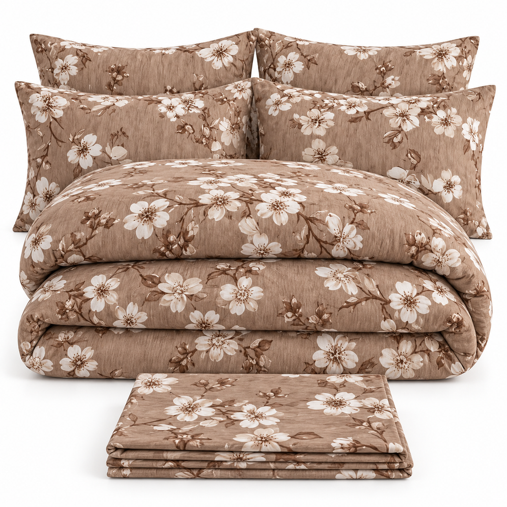 Almond Blossom 6-Piece Comforter Set