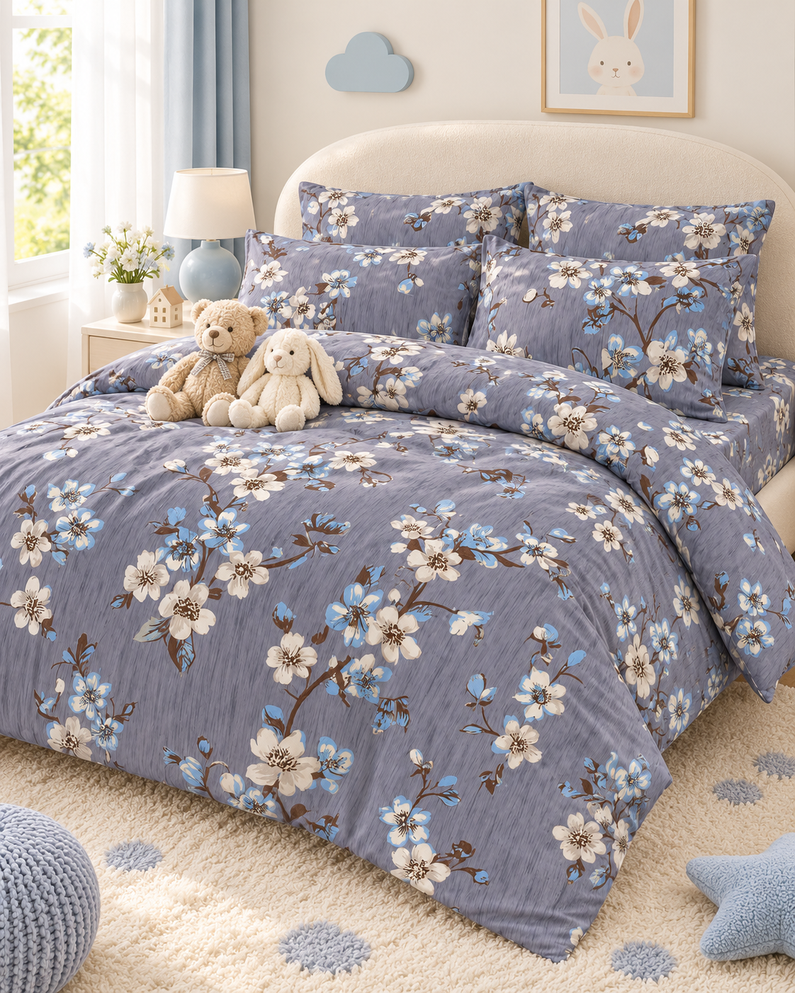 Petal Dusk 6-Piece Comforter Set