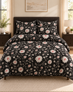 Ebony Bloom 6-Piece Comforter Set