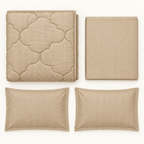 Sand Clover 4-Piece Comforter Set