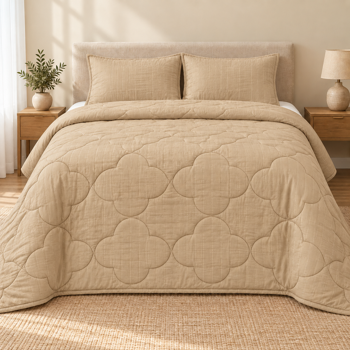 Sand Clover 4-Piece Comforter Set