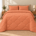 Terracotta Clover 4-Piece Comforter Set