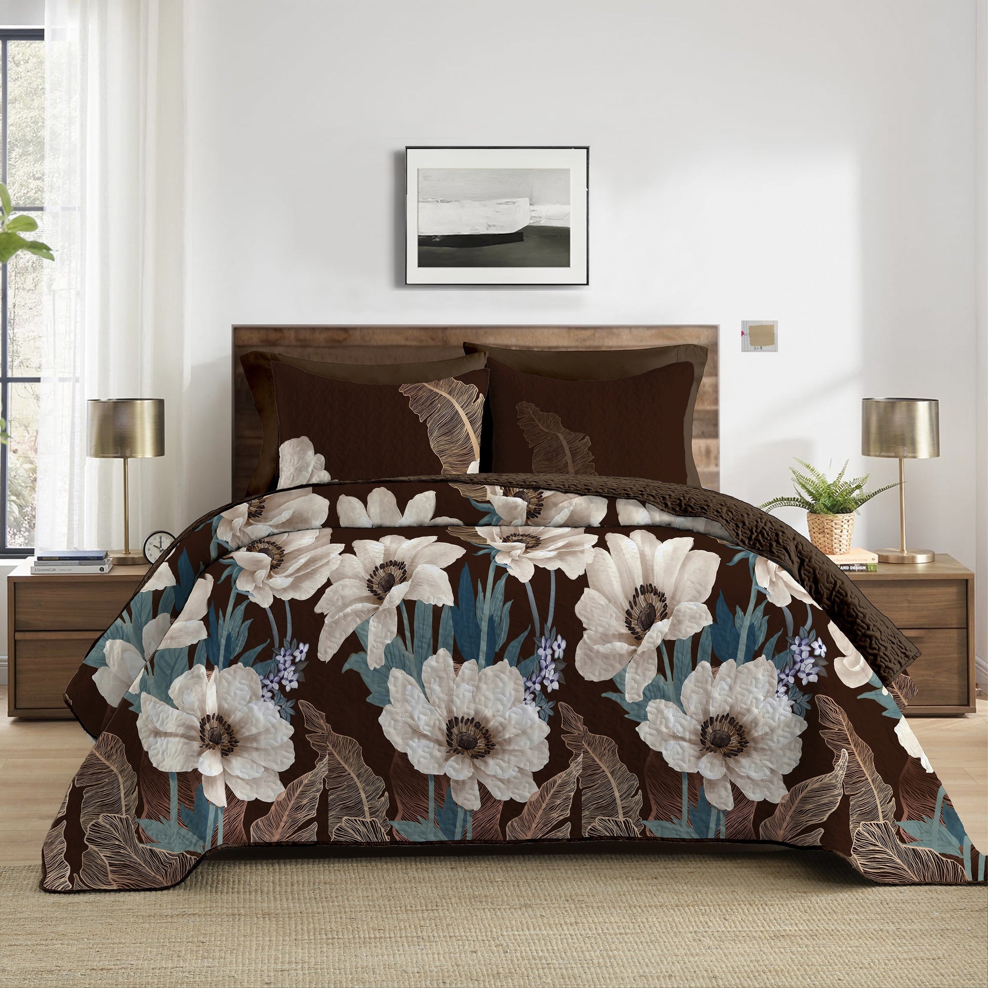 Bamboo Double Bed Sheet-3Pcs