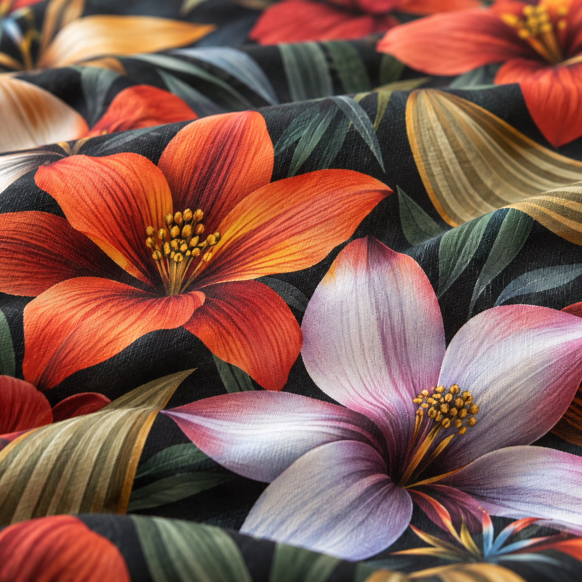 Paradise Bloom | Ultra HD Digital Printed Bedsheets - 016