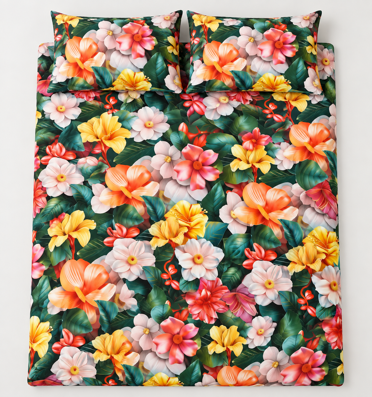 Island Breeze | Ultra HD Digital Printed Bedsheets - 013